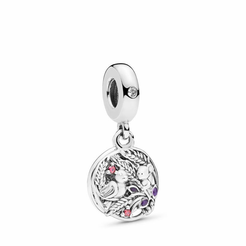 Pandora Australia Always By Your Side Dangle Charm - Sterling Silver | TXUERO853